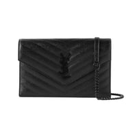 شنطة يد ايف سان لوران أسود