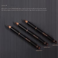 بولفير قلم حواجب خشبي بثلاث درجات البني