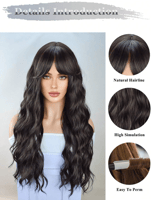 باروكة شعر بني شوكولاته 57186