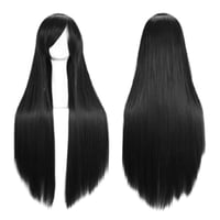 باروكة شعر أسود طويل