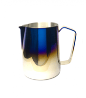 أزرق و فضي معدني