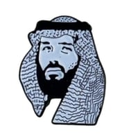 ستيكر معدني الأمير محمد بن سلمان