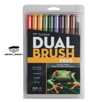 تومبو برأس ريشه مجموعة سكندري 10 ألوان