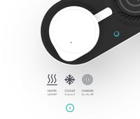 اوراين قاعدة ذكية للمكتب | شاحن لاسلكي مع كوب للحف...