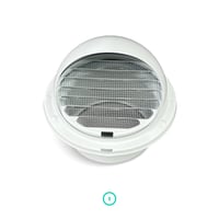 غطاء خارجي لمجرى الهواء 4 بوصة