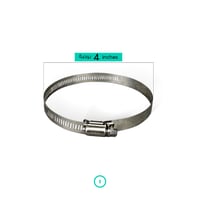 رباط معدني 4 بوصة/أشرطة ربط بسحاب من الستانلس ستيل