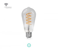 لمبة E27 ديكورية ذكية 180 لومين درجة لون الاضاءة 6...