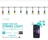 إنارة عقدية ذكية (مع 12 مصباح) بطول 6.6 متر