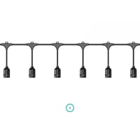 إنارة عقدية تعمل بالطاقة الشمسية (مع 30 مصباح) بطو...