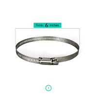 رباط معدني 6 بوصة /أشرطة ربط بسحاب من الستانلس ستي...