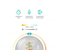 لمبة E27 ديكورية ذكية 180 لومين درجة لون الاضاءة 6...