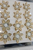 قاعدات كرستال (عسلي)