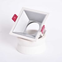 White with silver reflector