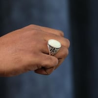 خاتم بحجر الفسفور المضيء D-073