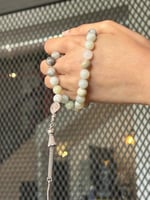 سبحة بحجر سراميك ملون مميزة وانيقة M-55