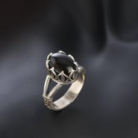 خاتم مميز بحجر العقيق الأسود Z-06