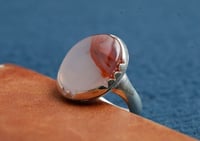 خاتم فضه بعقيق يمني P-06