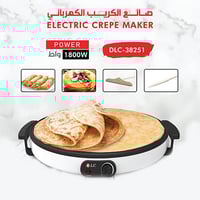 صانعة الكريب الكهربائية 45 سم قوة 1800 واط