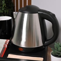 غلاية ماء كهربائية 1.2 لتر – 1350 واط مع طقم أكواب...