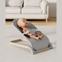 كرسي هزاز للأطفال قابل للتعديل مع حامل ألعاب ونامو...