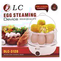 جهاز تسخين وطبخ البيض بالبخار DLC-3120 سعة 14 بيضة