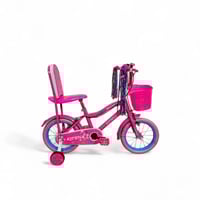 سيكل مقاس 14 ومقاس 16 للأطفال بناتي بمسند ظهر وعجل...