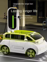 سيارة أطفال كهربائية بأربع عجلات ومقعدين للأطفال ا...