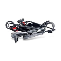 عربية مواليد قابلة للطي باللون الرمادي