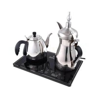 طقم دلة الخليج الكهربائي الفاخر شاي و قهوة