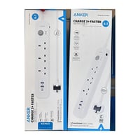 مشترك كهربائي (وصلة كهرباء) من أنكر بمنفذ USB-C بق...
