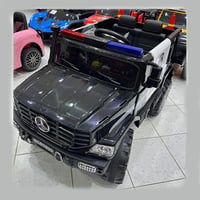 سيارة جيب شرطة كهربائية للأطفال 2 محركات وتحكم عن...