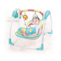 أرجوحة أطفال كهربائية مطبوعة مع شريط ألعاب وموسيقى