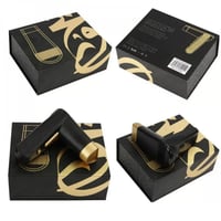 دخون | الأصلي | مبخر بخور قابل للشحن | أسود ذهبي