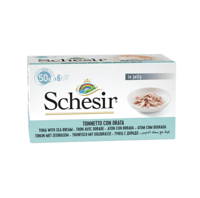 شيزر تونا مع سمك الدينيس في الجيلي للقطط 50x6غ