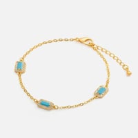 ‎ اسوارة نسائية بتصميم أنيق بلون ذهبي