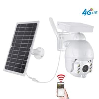 كاميرا مراقبة بطاقة شمسية 4G شريحة بيانات لوحة شمس...