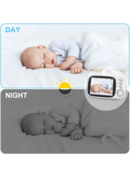كاميرا مراقبة الطفل اللاسلكية بحجم 3.2 بوصة بشاشة...