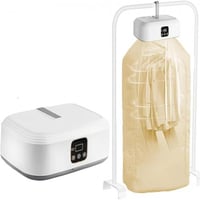 مجفف ملابس الذكي المطور قابل للطي مع جهاز تحكم عن...