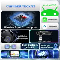 محول كارلينكيت اندرويد 13 بوكس S2 LED اندرويد 13 8...