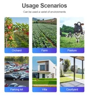 كاميرا مراقبة بطاقة شمسية 4G شريحة بيانات لوحة شمس...