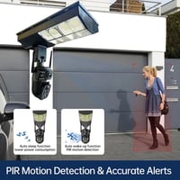 كاميرا مراقبة خارجية 4G بالطاقة الشمسية عدسة مزدوج...