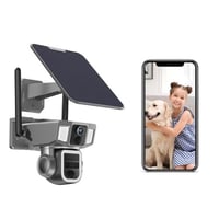 كاميرا مراقبة 4G بشريحة جوال واي فاي تكبير بصري 20...