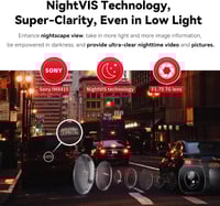 داش كام DDPAI Z50 دي دي باي كاميرا امامية وخلفية 4...