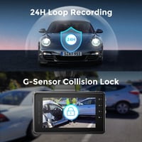 كاميرا داش كام ازدوم امامية وخلفية Azdome M27S للس...