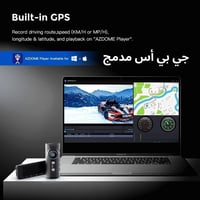 كاميرا داش كام سيارة AZDOME M550 Max 4K ثلاثية الق...