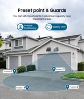 كاميرا مراقبة بالطاقة الشمسية 4G 4K زوم بصري 12X خ...