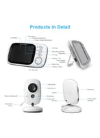 كاميرا مراقبة الطفل اللاسلكية بحجم 3.2 بوصة بشاشة...