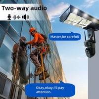 كاميرا مراقبة خارجية 4G بالطاقة الشمسية عدسة مزدوج...