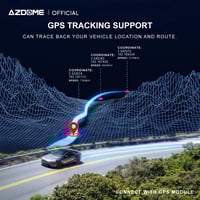 داش كام ازدوم Azdome AR09 مراية مرايا واي فاي كامي...