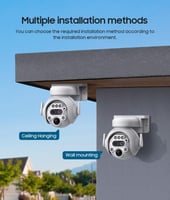 كاميرا مراقبة بالطاقة الشمسية 4G 4K زوم بصري 12X خ...